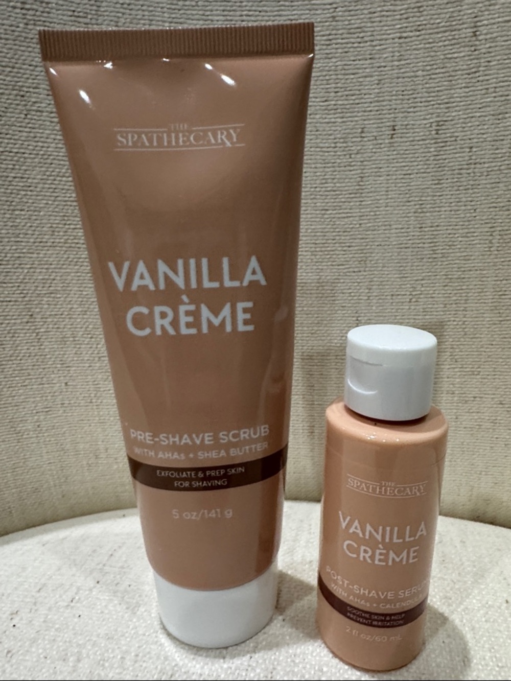 Vanilla Crème Pre-Shave & Post-Shave Set